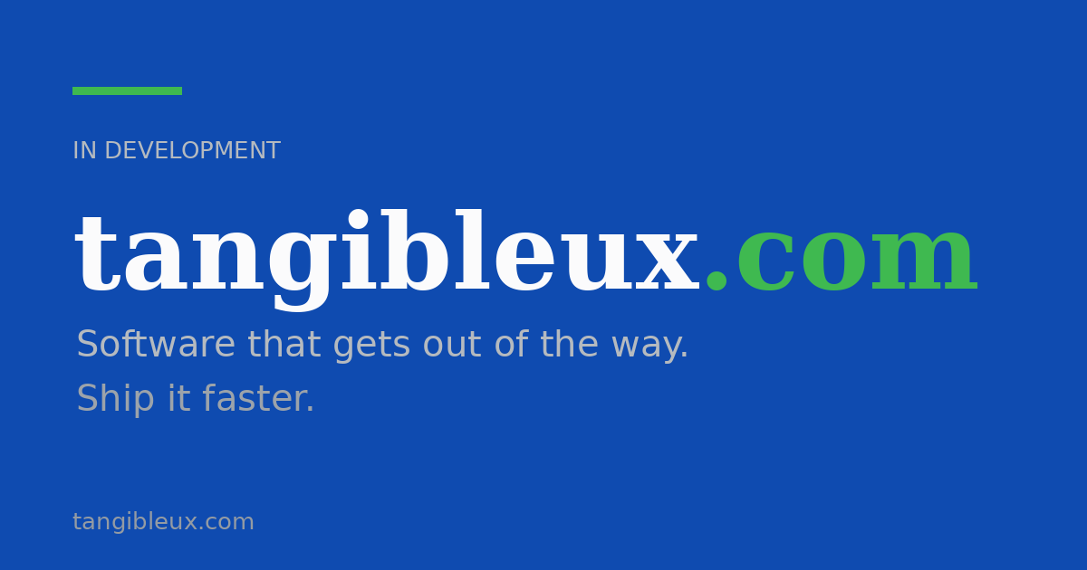 Link preview image for tangibleux.com